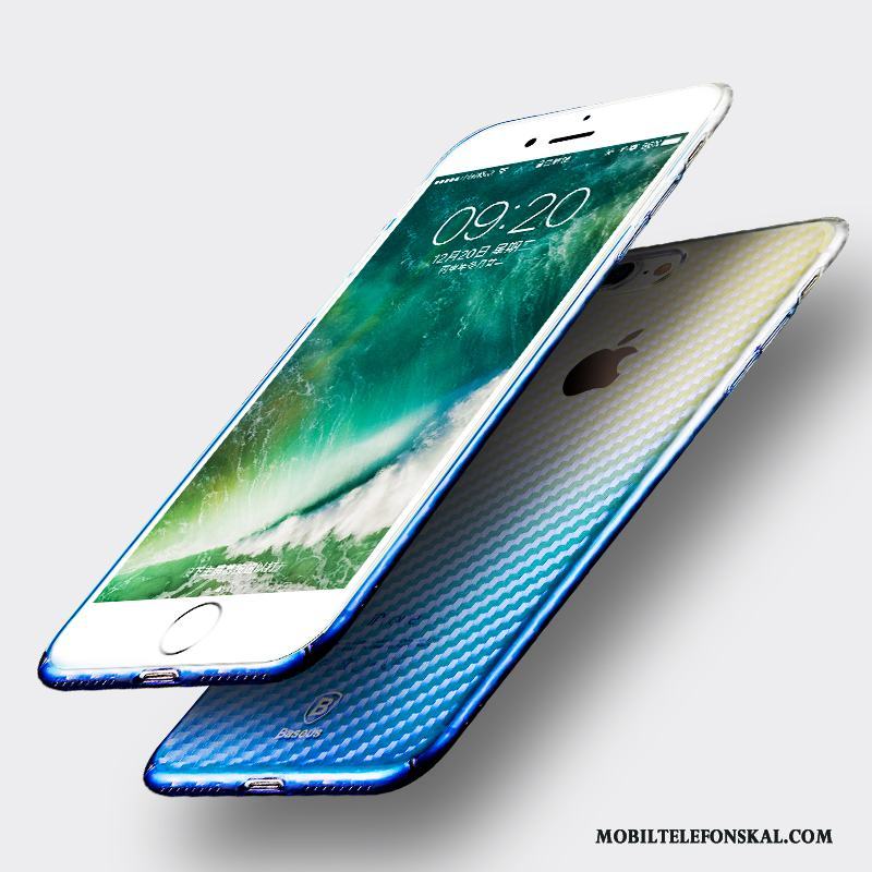iPhone 8 Skal Ny Blå Transparent Fallskydd All Inclusive Trend Fodral