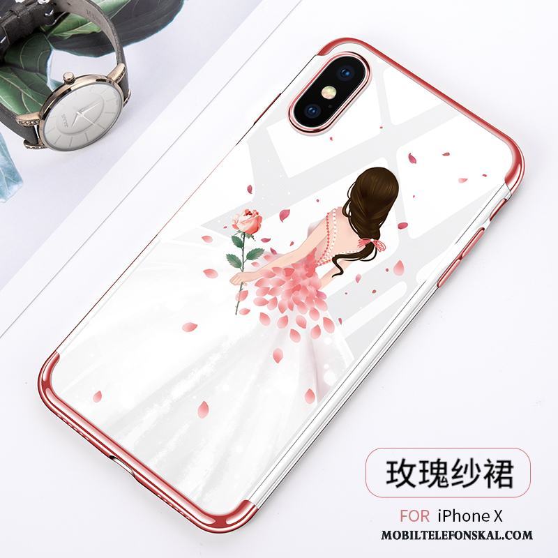 iPhone X All Inclusive Mjuk Skal Slim Plating Silikon Fallskydd