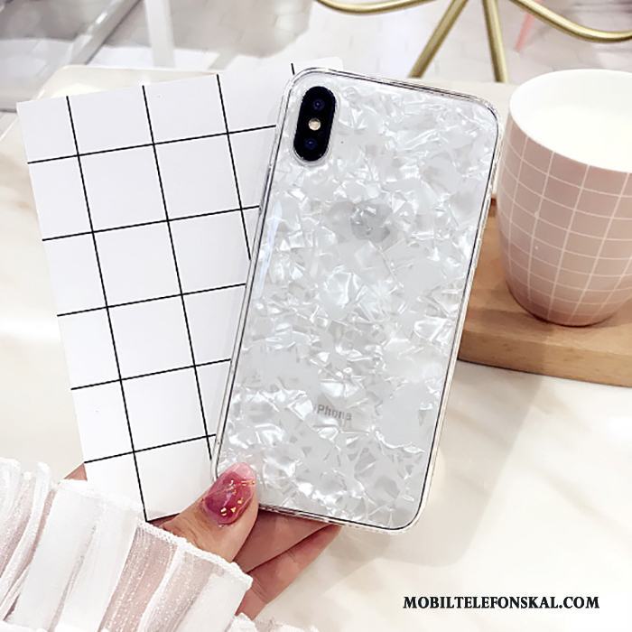 iPhone X Fallskydd Mjuk Skal Silver Telefon All Inclusive Kyla