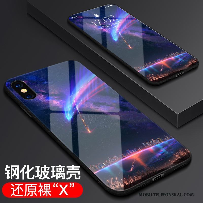 iPhone X Skal Skydd Ny Fallskydd Glas All Inclusive Trend Fodral