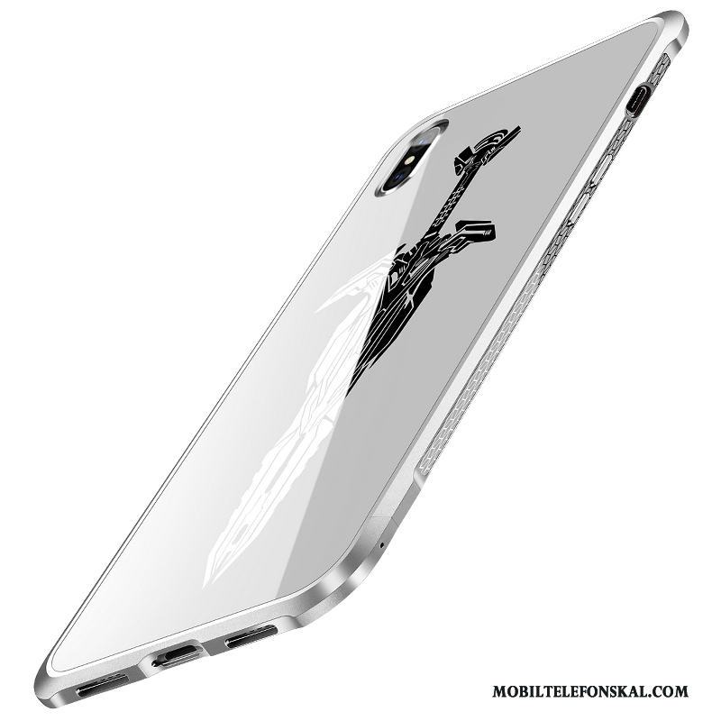 iPhone X Skydd Metall Frame Fallskydd Skal Telefon All Inclusive Hård