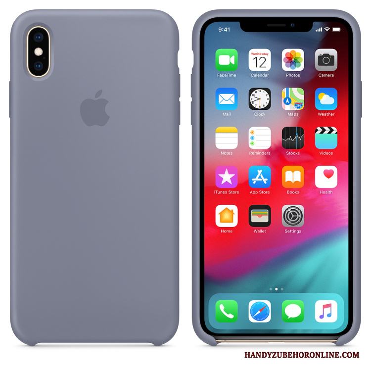 iPhone Xs Mobil Telefon Fallskydd Autentiska Skal Telefon Silikon Trend Fodral